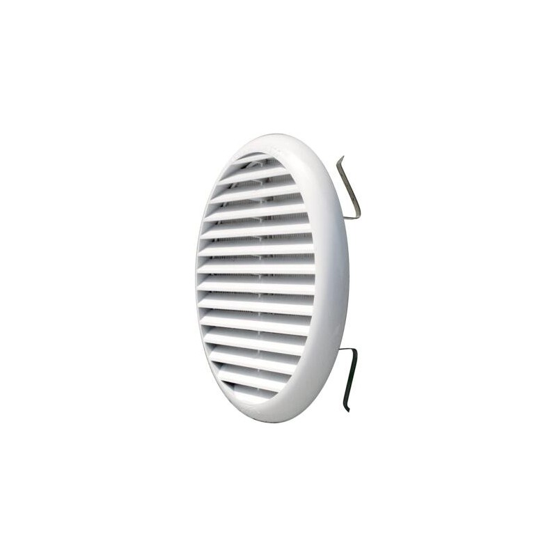 GRIGLIA DI AERAZIONE TONDA IN ABS CON MOLLE DIAMETRO ESTERNO 175 LA VENTILAZIONE