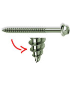 VITI KOVERVIT AA CHROMITING TESTA ESAGONALE LEGNO 6.5X40 MUSTAD